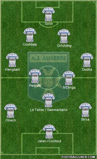 A.J. Auxerre Formation 2014