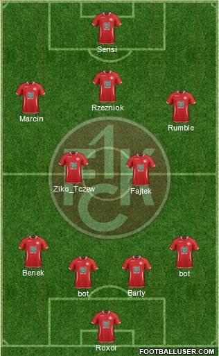 1.FC Kaiserslautern Formation 2014