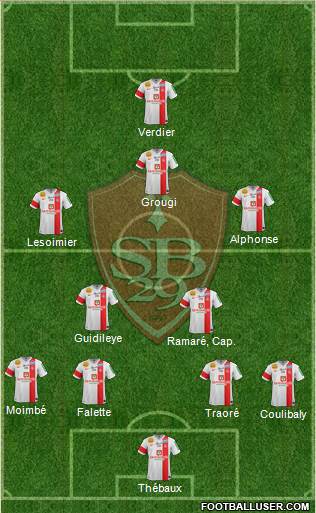 Stade Brestois 29 Formation 2014