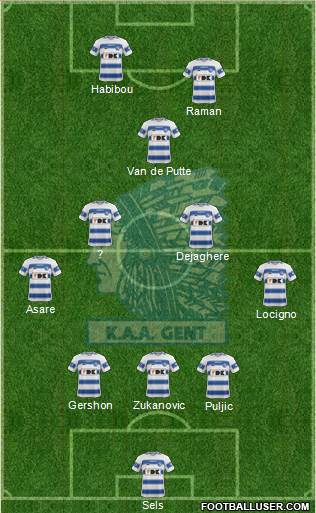 KAA Gent Formation 2014