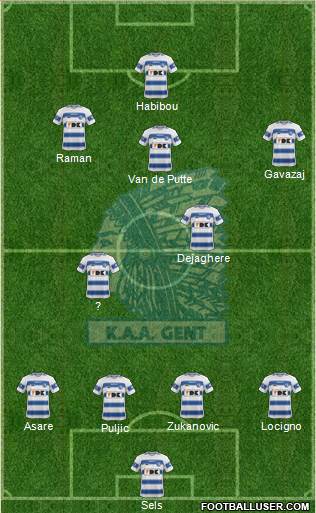 KAA Gent Formation 2014