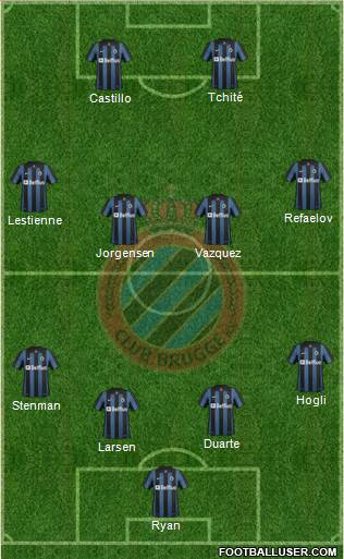 Club Brugge KV Formation 2014