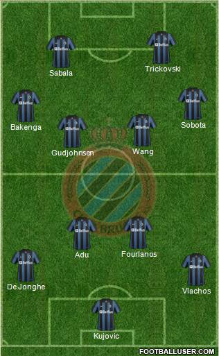 Club Brugge KV Formation 2014