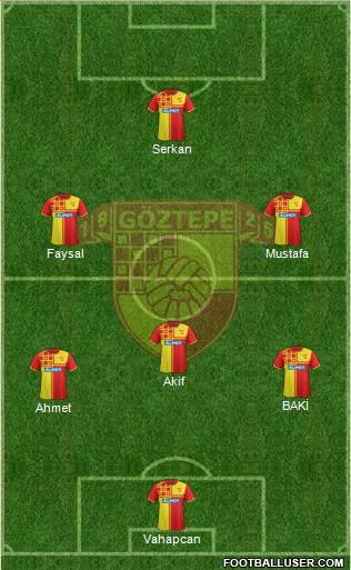 Göztepe A.S. Formation 2014