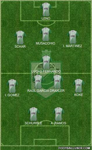 CDC Atlético Nacional Formation 2014