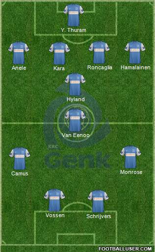 K Racing Club Genk Formation 2014