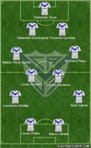 Vélez Sarsfield Formation 2014