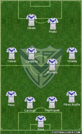 Vélez Sarsfield Formation 2014