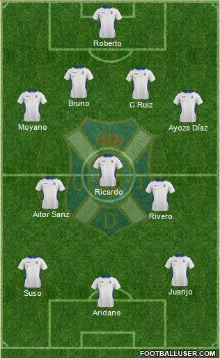 C.D. Tenerife S.A.D. Formation 2014