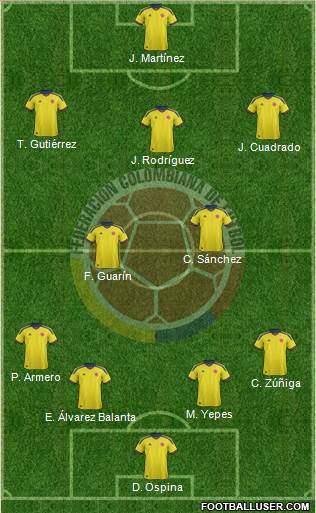 Colombia Formation 2014