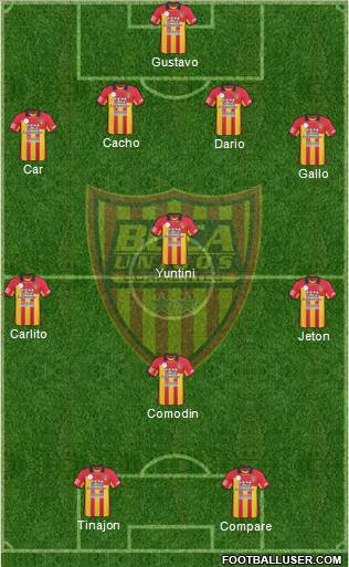 Boca Unidos Formation 2014