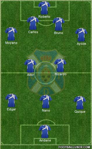 C.D. Tenerife S.A.D. Formation 2014