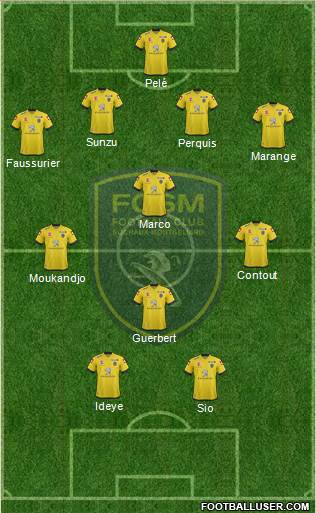 FC Sochaux-Montbéliard Formation 2014