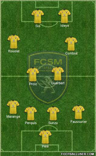 FC Sochaux-Montbéliard Formation 2014