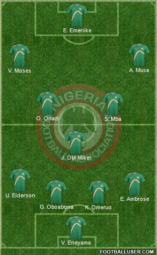 Nigeria Formation 2014