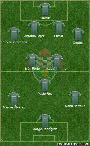 Racing Club de Ferrol S.A.D Formation 2014