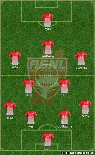 A.S. Nancy Lorraine Formation 2014