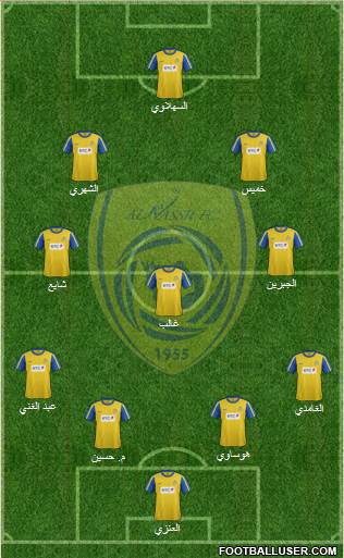 Al-Nassr (KSA) Formation 2014