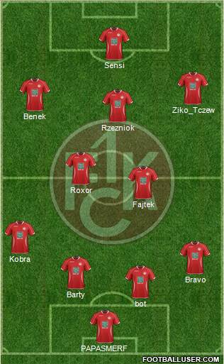 1.FC Kaiserslautern Formation 2014