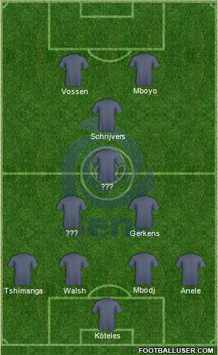 K Racing Club Genk Formation 2014