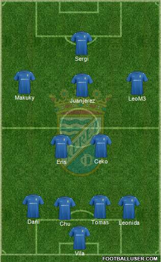 Xerez C.D., S.A.D. Formation 2014