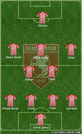 Samsunspor Formation 2014