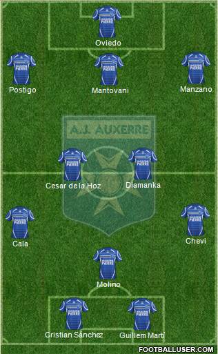 A.J. Auxerre Formation 2014