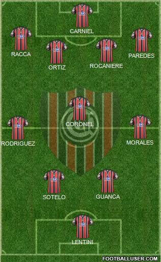 Chacarita Juniors Formation 2014