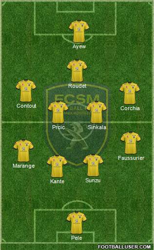 FC Sochaux-Montbéliard Formation 2014