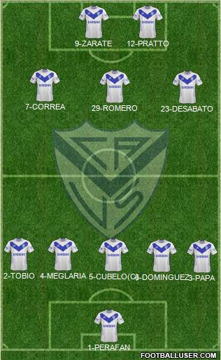 Vélez Sarsfield Formation 2014