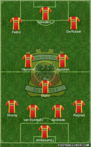 Go Ahead Eagles Formation 2014