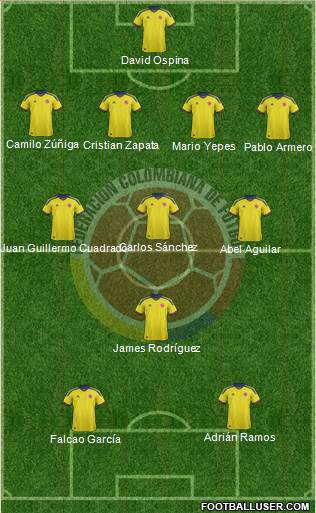 Colombia Formation 2014