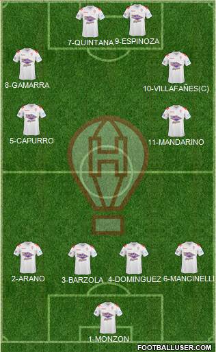 Huracán Formation 2014