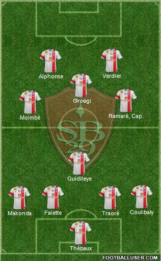 Stade Brestois 29 Formation 2014