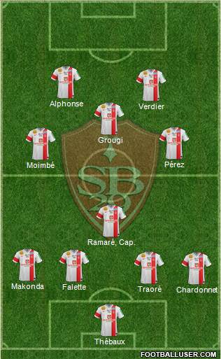 Stade Brestois 29 Formation 2014