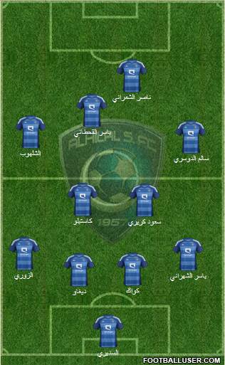 Al-Hilal (KSA) Formation 2014