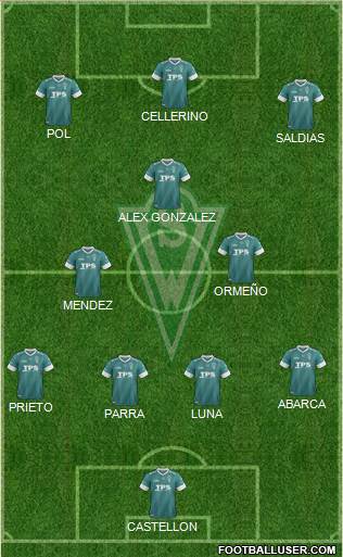 CD Santiago Wanderers S.A.D.P. Formation 2014