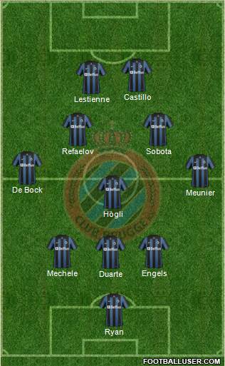 Club Brugge KV Formation 2014