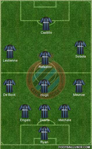 Club Brugge KV Formation 2014