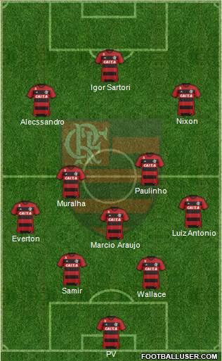 CR Flamengo Formation 2014