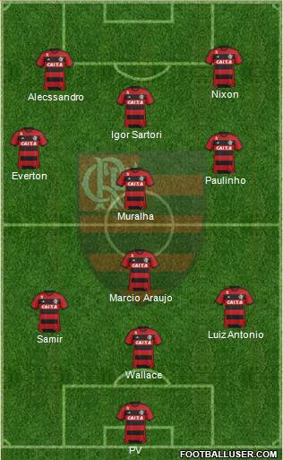 CR Flamengo Formation 2014