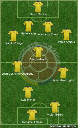 Colombia Formation 2014