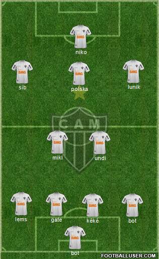 C Atlético Mineiro Formation 2014