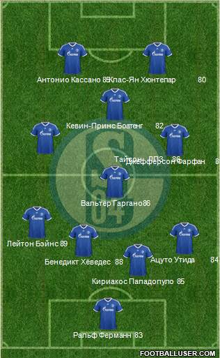 FC Schalke 04 Formation 2014