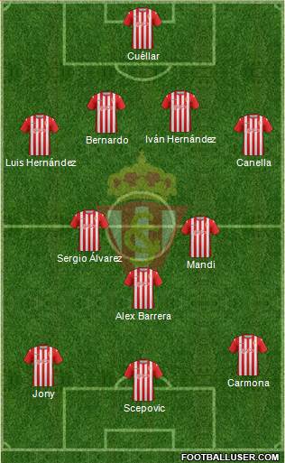 Real Sporting S.A.D. Formation 2014