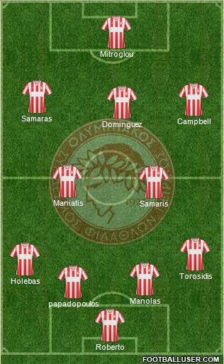 Olympiakos SF Piraeus Formation 2014