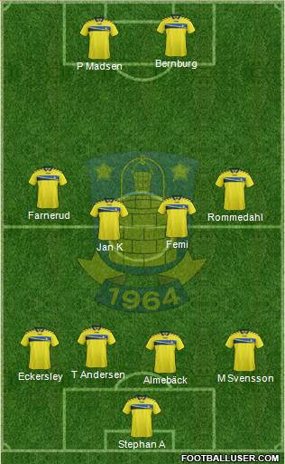 Brøndbyernes Idrætsforening Formation 2014