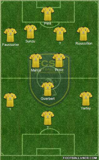 FC Sochaux-Montbéliard Formation 2014