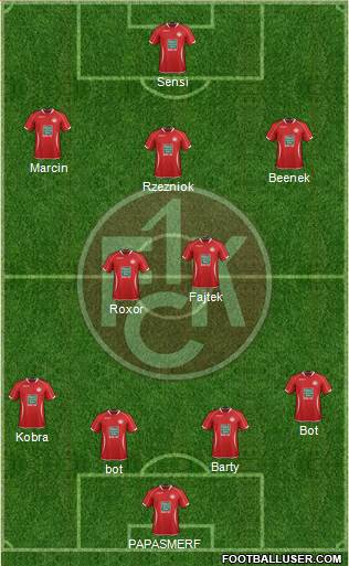 1.FC Kaiserslautern Formation 2014