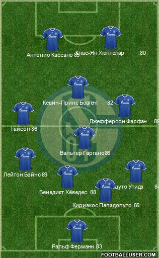 FC Schalke 04 Formation 2014